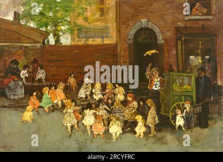 Jerome Myers (amerikanischer Künstler) - The Tambourine - 1905 Stockfoto