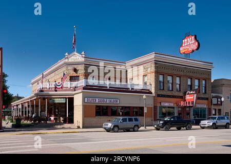 Buffalo Bills Irma Hotel, Cody, Wyoming, Vereinigte Staaten von Amerika Stockfoto