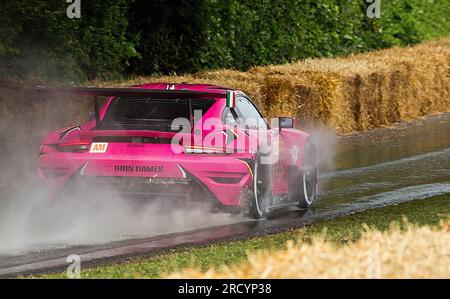 2023 Porsche 911 RSR-19 Driven by Rachel Frey, (Iron Dames), at the Festival of Speed, Goodwood, 14. July 2023, (Foto: Michael Cole) Stockfoto