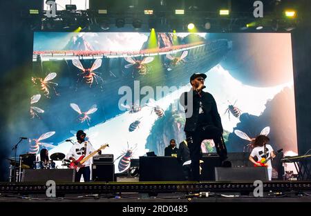 Napa, Kalifornien, USA.28. Mai 2023. DER WU-TANG CLAN tritt beim BottleRock 2023 Music Festival auf der Bühne auf. Kredit: Ken Howard/Alamy Stockfoto