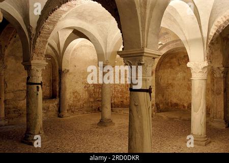 Chor der Nonnen, Museum von St. Giulia, Brescia, Lombardei, Italien Stockfoto