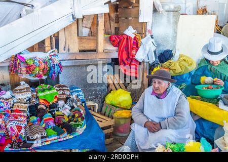 Straßenmärkte in Cusco, Peru Stockfoto
