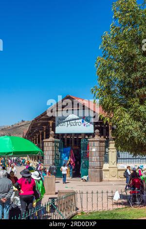 Straßenszenen in Cusco, Peru Stockfoto