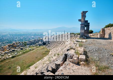 Burdur, Türkei - 16. Juli 2023: Stadion bleibt in der alten Stadt Kibyra Stockfoto
