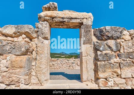Burdur, Türkei - 16. Juli 2023: Ruinen in der alten Stadt Kibyra Stockfoto