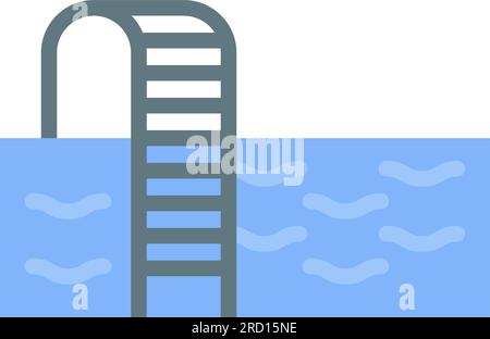 Bild Des Schwimmbadsymbols. Stock Vektor