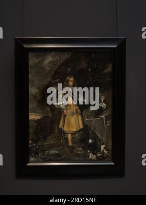 Gedenkporträt von Moses ter Borch, Gerard ter Borch (II), Gesina ter Borch, 1667 - 1669 - Rijksmuseum Stockfoto