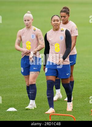 Lauren James aus England während eines Trainings im Spencer Park, Brisbane, Australien. Bilddatum: Dienstag, 18. Juli 2023. Stockfoto