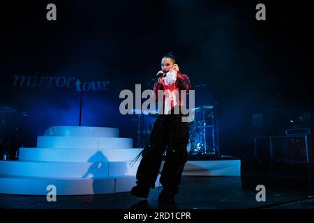 Toronto, Kanada. 17. Juli 2023. Lauren Spencer-Smith tritt bei der Mirror Tour in Toronto vor einem ausverkauften Publikum auf: Bobby Singh/Alamy Live News Stockfoto