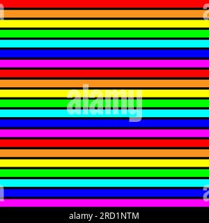 Nahtloses Regenbogen-Muster Stockfoto