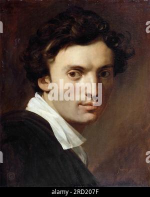 Auguste-Dominique Ingres -- Jean-Pierre Cortot 1815, 41х33 Stockfoto