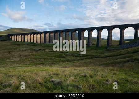 Ribblehead Viaduct, Ribblesdale, Yorkshire Dales National Park, England Stockfoto