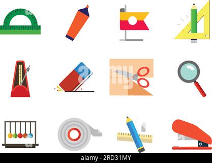 Messsymbole Eingestellt Stock Vektor