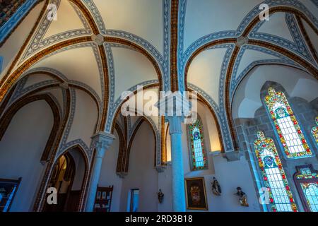 Im Bischofspalast von Astorga, entworfen vom berühmten katalanischen Modernisten Antoni Gaudí. Astorga (León), Spanien. Stockfoto