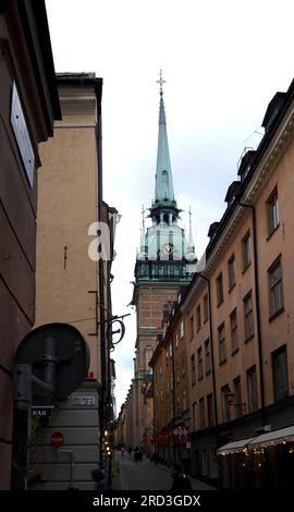 Das Gamla Stan-Viertel in Stockholm, Schweden. Stockfoto