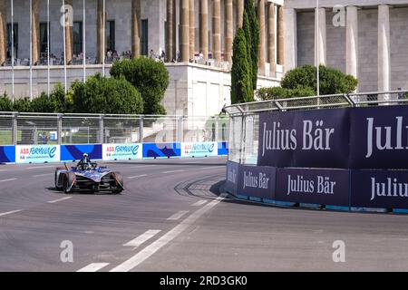 Edoardo Mortara aus der Schweiz und Maserati MSG Racing nehmen an der Qualifikationsrunde 14 des ABB Formel E World Championship 2023 Hankook Rome E-Prix Teil. Stockfoto