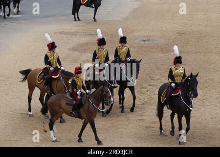 "Trooping the Colour" - Bericht des Oberst 2022 Stockfoto