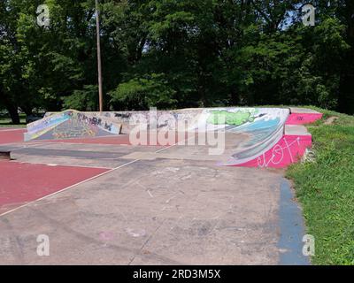 Lawrence, Kansas - 17. Juli 2023: SLKBP Hardcourt - Edgewood Park Stockfoto