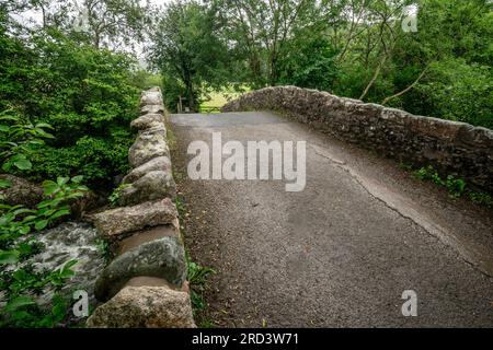 Doctor Bridge over the River Esk, Eskdale, Cumbria, Großbritannien Stockfoto