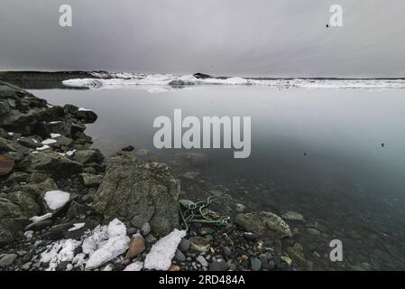 Jökulsárlón-Gletscherlagune, Island Stockfoto