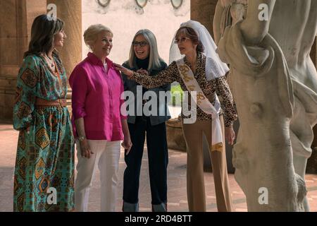 Buchclub: Das Nächste Kapitel Candice Bergen, Jane Fonda, Diane Keaton, Mary Steenburgen Stockfoto