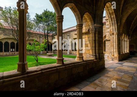 Kathedrale von Nuestra Senióra de la Asuncion de Santander, Kantabrien, Spanien. Stockfoto