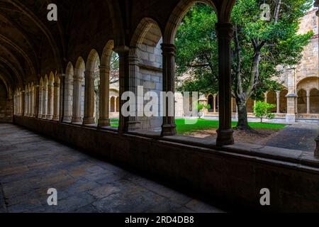 Kathedrale von Nuestra Senióra de la Asuncion de Santander, Kantabrien, Spanien. Stockfoto