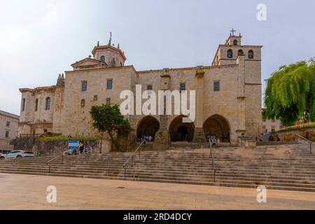 Kathedrale von Nuestra Senióra de la Asuncion de Santander, Kantabrien, Spanien. Stockfoto