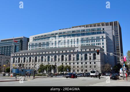 Earl Warren Building, Supreme Court of California, San Francisco, Kalifornien, USA, Nordamerika Stockfoto