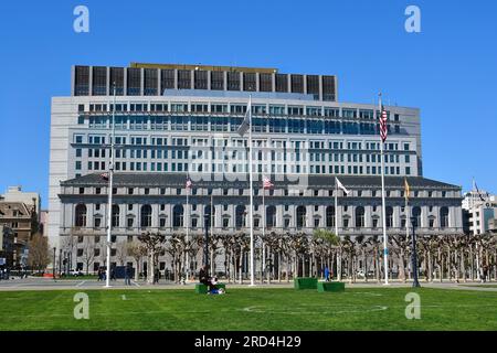 Earl Warren Building, Supreme Court of California, San Francisco, Kalifornien, USA, Nordamerika Stockfoto