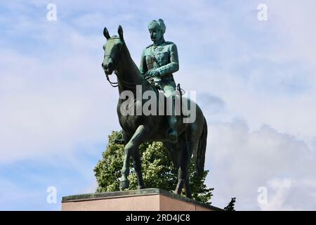 Marschall von Finnland und General, Baron Carl Gustaf Emil Mannerheim war finnischer Militärführer und Staatsmann. Präsident Finnlands von 1944 bis 1946 Stockfoto