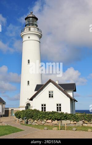 Alter Leuchtturm in Hirtshals, Dänemark Stockfoto