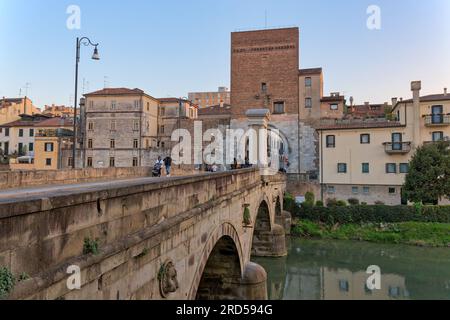 Porta e Ponte Molino in Padua, Italien Stockfoto