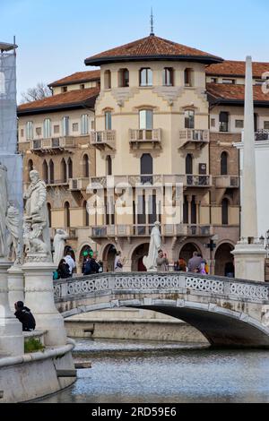 Prato della Valle Architektur in Padua Italien Stockfoto