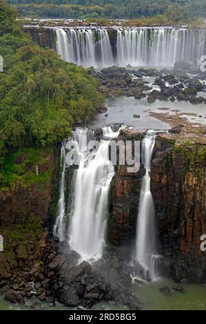 Iguacu Falls, Iguazu Falls, Iguacu Falls, Iguazu, Iguacu National Park, Brasilien Stockfoto