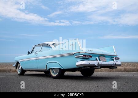 1959 Plymouth Fury klassischer amerikanischer Familienwagen in Standardgröße Stockfoto