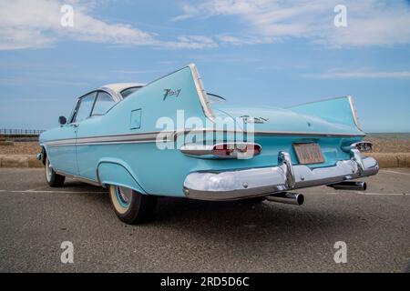 1959 Plymouth Fury klassischer amerikanischer Familienwagen in Standardgröße Stockfoto