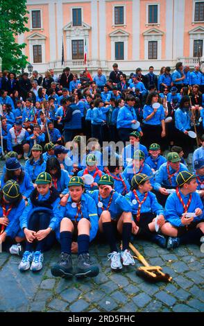 Scout Group, Benevento, Kampanien, Italien Stockfoto