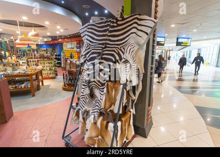 ODER Tambo International Airport Duty Free Shops, Johannesburg, Südafrika Stockfoto