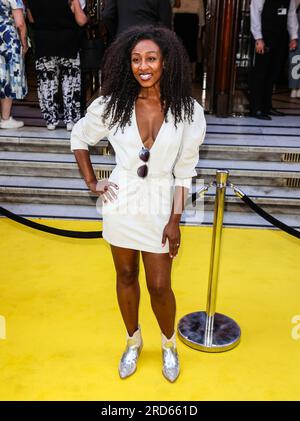 London, Großbritannien. 06. Juli 2023. Beverley Knight war bei der Pressenacht für "der Zauberer von Oz" im London Palladium. Kredit: SOPA Images Limited/Alamy Live News Stockfoto