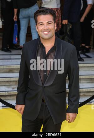 Joe McElderry war bei der Pressenacht für "der Zauberer von Oz" im London Palladium. Stockfoto