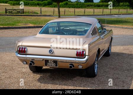 1965 Ford Mustang 289 amerikanische Oldtimer der ersten Generation Stockfoto