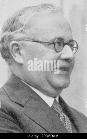 Wood, Kingsley, Sir, 19.8.1881 - 21,9.1943, britischer Politiker (Cons.), ADDITIONAL-RIGHTS-CLEARANCE-INFO-NOT-AVAILABLE Stockfoto