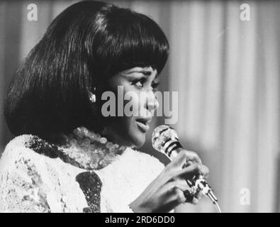 Wilson, Nancy Sue, 20.2.1937 - 13.12.2018, American jazz singer, during of a stage performance, 1967, ADDITIONAL-RIGHTS-CLEARANCE-INFO-NOT-AVAILABLE Stock Photo