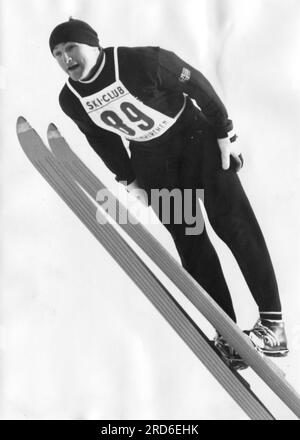 Wirkola, Bjoern, * 4,8.1943, Norwegischer Skispringer, ADDITIONAL-RIGHTS-CLEARANCE-INFO-NOT-AVAILABLE Stockfoto