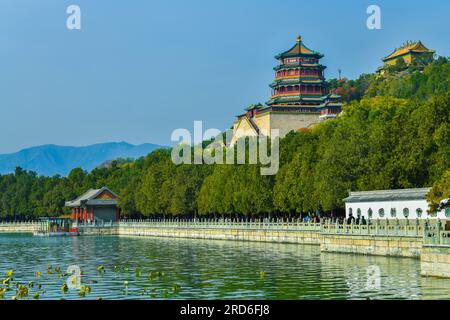 Der kaiserliche Sommerpalast in Peking, china Stockfoto