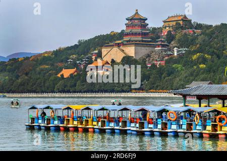 Der kaiserliche Sommerpalast in Peking, china Stockfoto