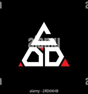 CSB-Logo mit Dreiecksbuchstaben und Dreiecksform. CSB-Dreieck-Logo-Monogramm. CSB-Dreieck-Vektorvorlage mit roter Farbe. KABELJAU-Triangul Stock Vektor