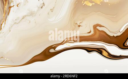 Wunderschöne mehrfarbige Marmoroberfläche. Abstrakte, farbenfrohe Illustration. Marmorstruktur. Naturstein-Hintergrund. 3D-Rendering Stockfoto