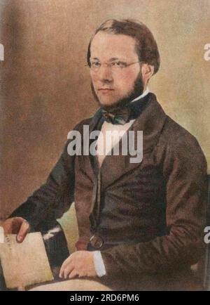 Das Porträt von Louis Pasteur (1822-1895), französischer Chemiker und Mikrobiologe. Stockfoto
